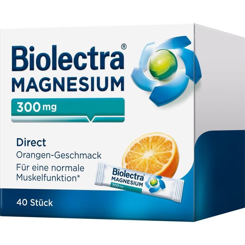 BIOLECTRA Magnesium 300 mg Direct Orange Sticks