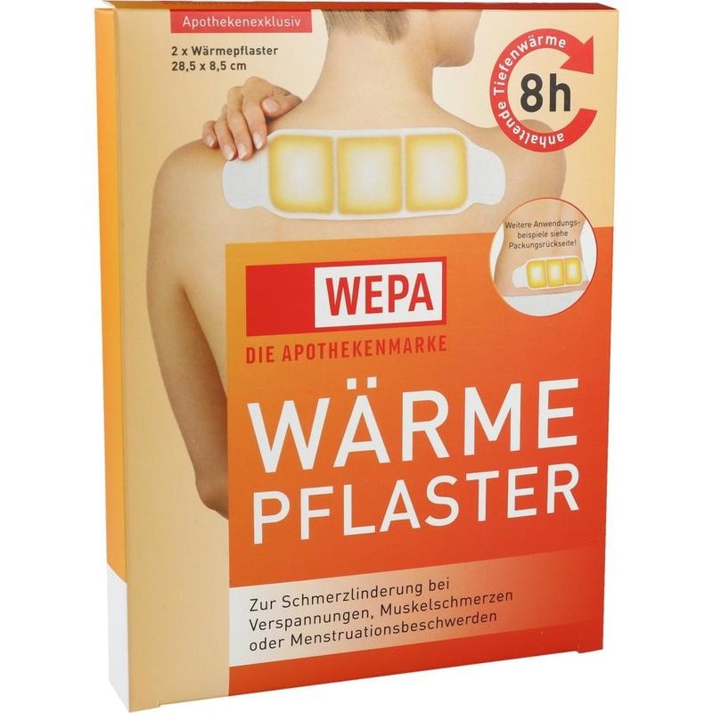 WÄRMEPFLASTER Nacken/Rücken 8,5x28,5 cm WEPA