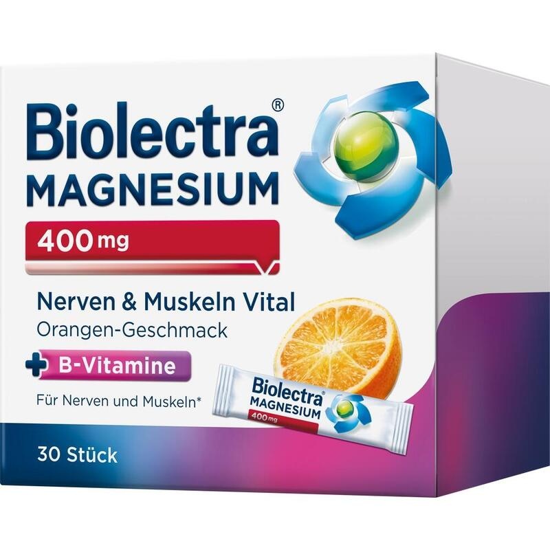 BIOLECTRA Magnesium 400 mg Nerven & Muskeln Vital
